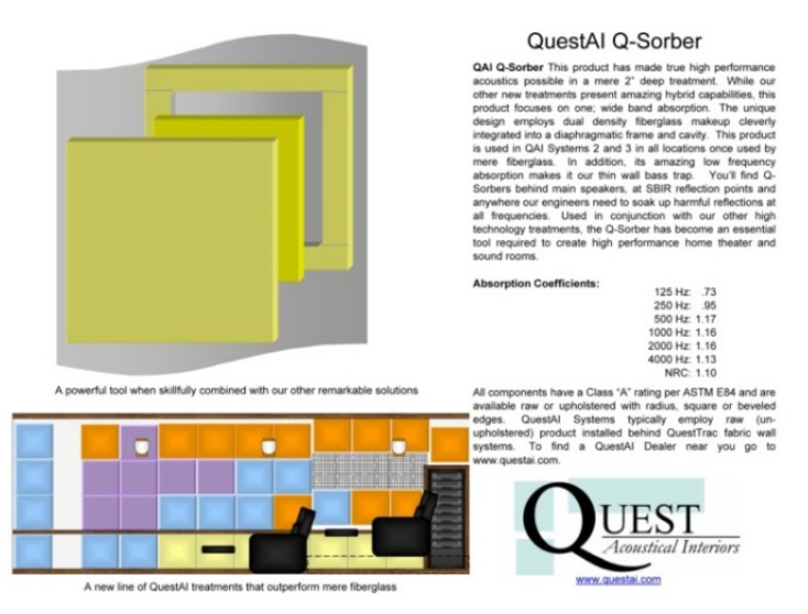 QuestAI 宽带吸音模块 ABIR